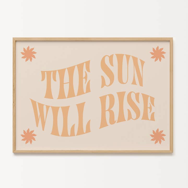 Stampa Il sole sorgerà per la vendita all'ingrosso da parte di Peach and Home