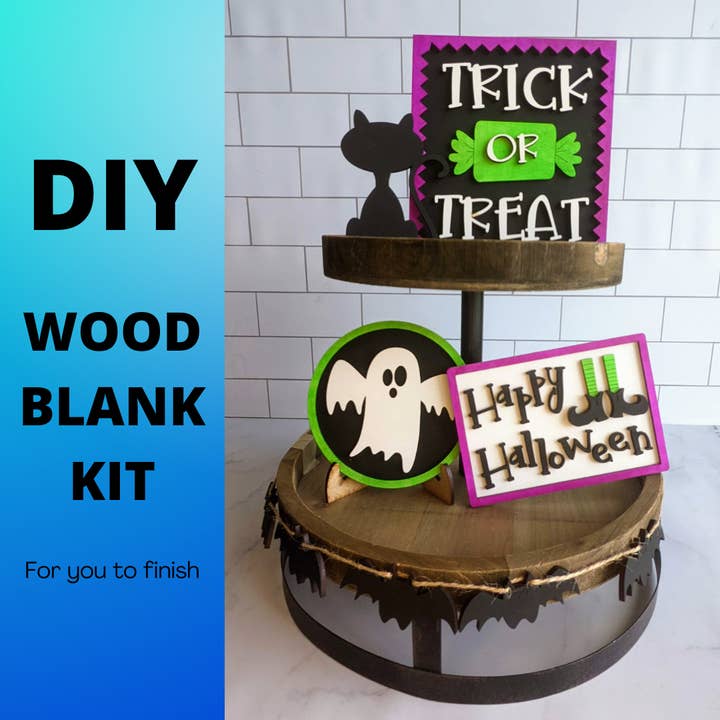 Kit de plateau à étages DIY Halloween pour la vente par Sunshine Creations FLA