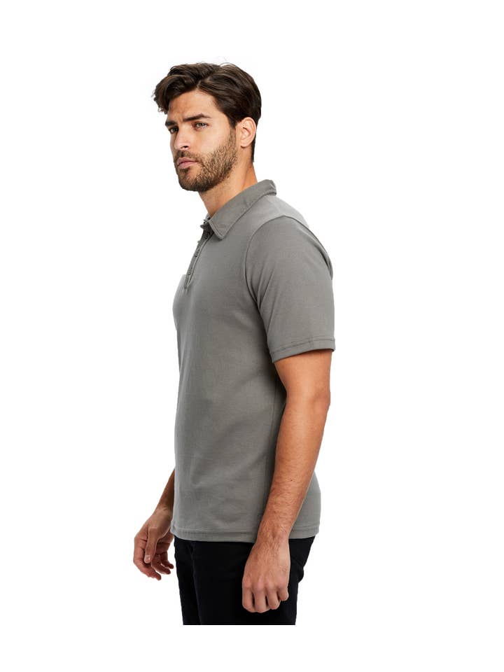 US Blanks - Wholesale Polo - Men's - Men's Luxury Supima Jersey Polo Shirt2