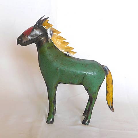 Horse Recycled Metal Animals for wholesale by Everyday Artifact
