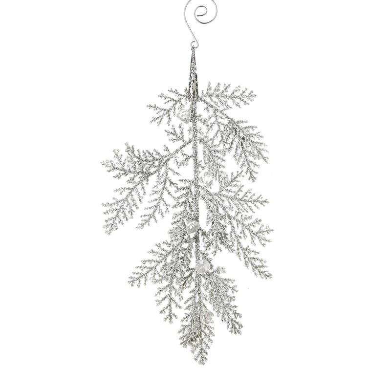 Heaven Sends – wholesale Ornament – SMALL HANGING WHITE GREEN TWIG BRANCH0