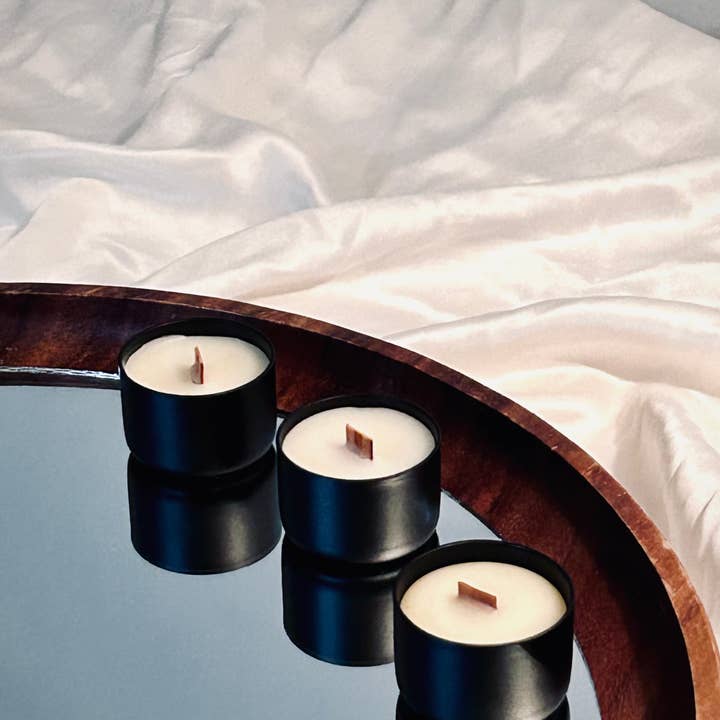 Jeu sensoriel et de température Bougie chauffe-plat pour la vente par Alchemy For All