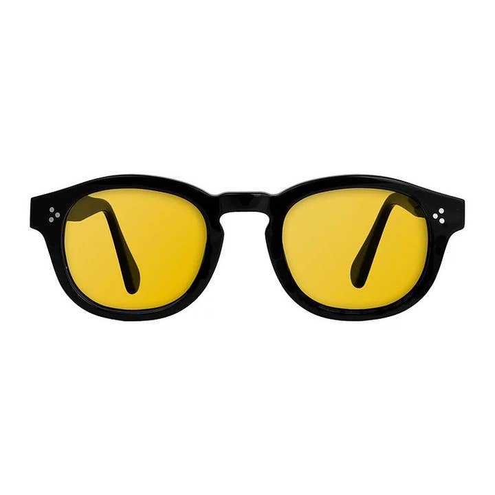 Paradise City - Black With light Yellow for wholesale by Waid Eyewear