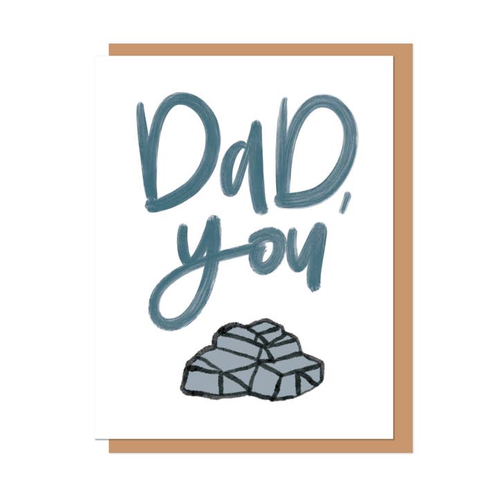 Alina Walker Design - Wholesale Father's Day Card - Dad You Rock Greeting Card0