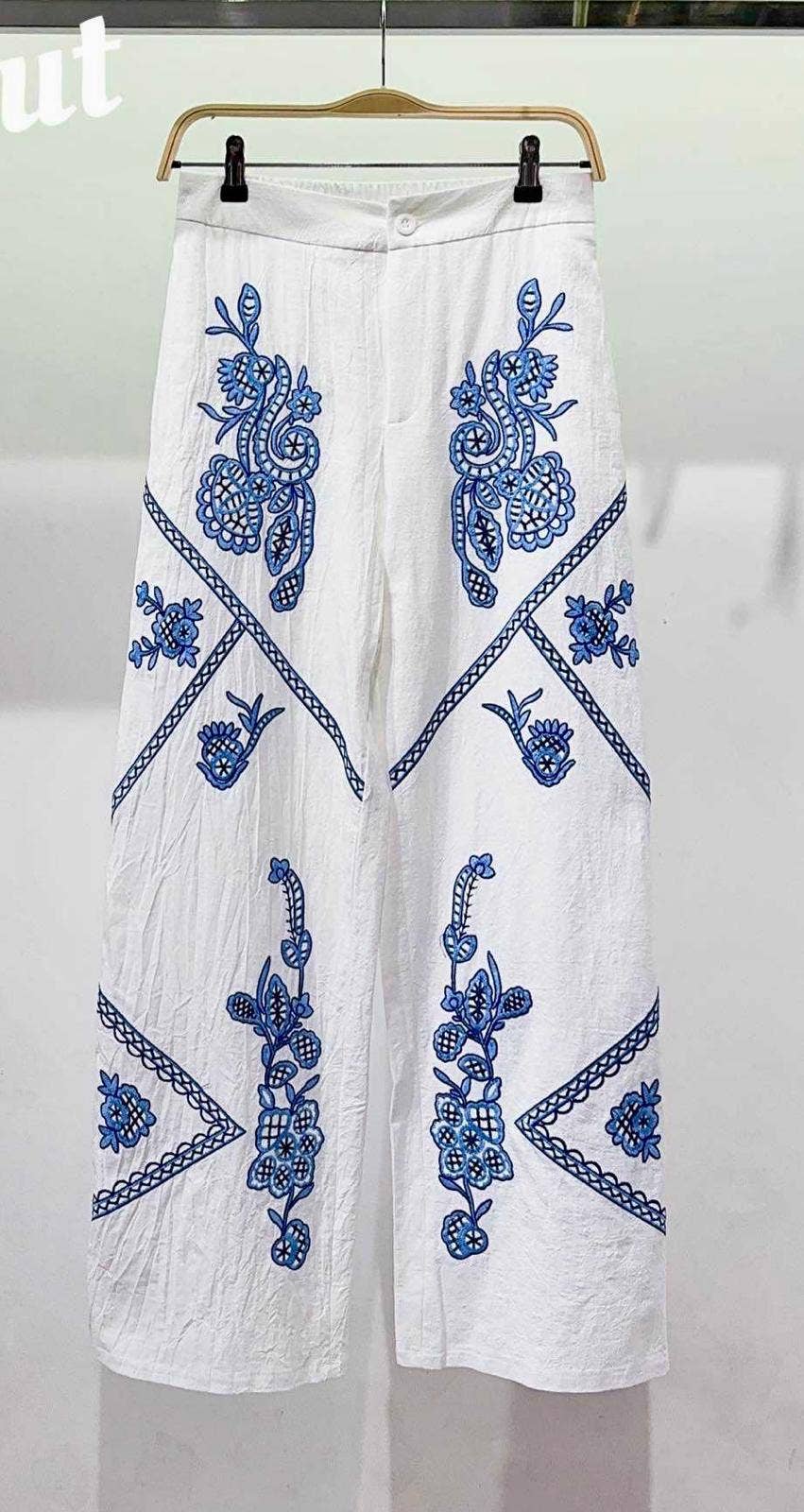 SWEET MAGIC MODA Y COMPLEMENTOS - Vente Ensemble haut et pantalon (PAS d'intérieur) - Femme - Ensemble en coton brodé1