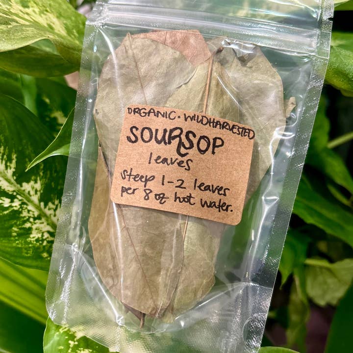 Embodied Divinity Botanica - Wholesale Loose Tea - Organic Dried Soursop Leaves0