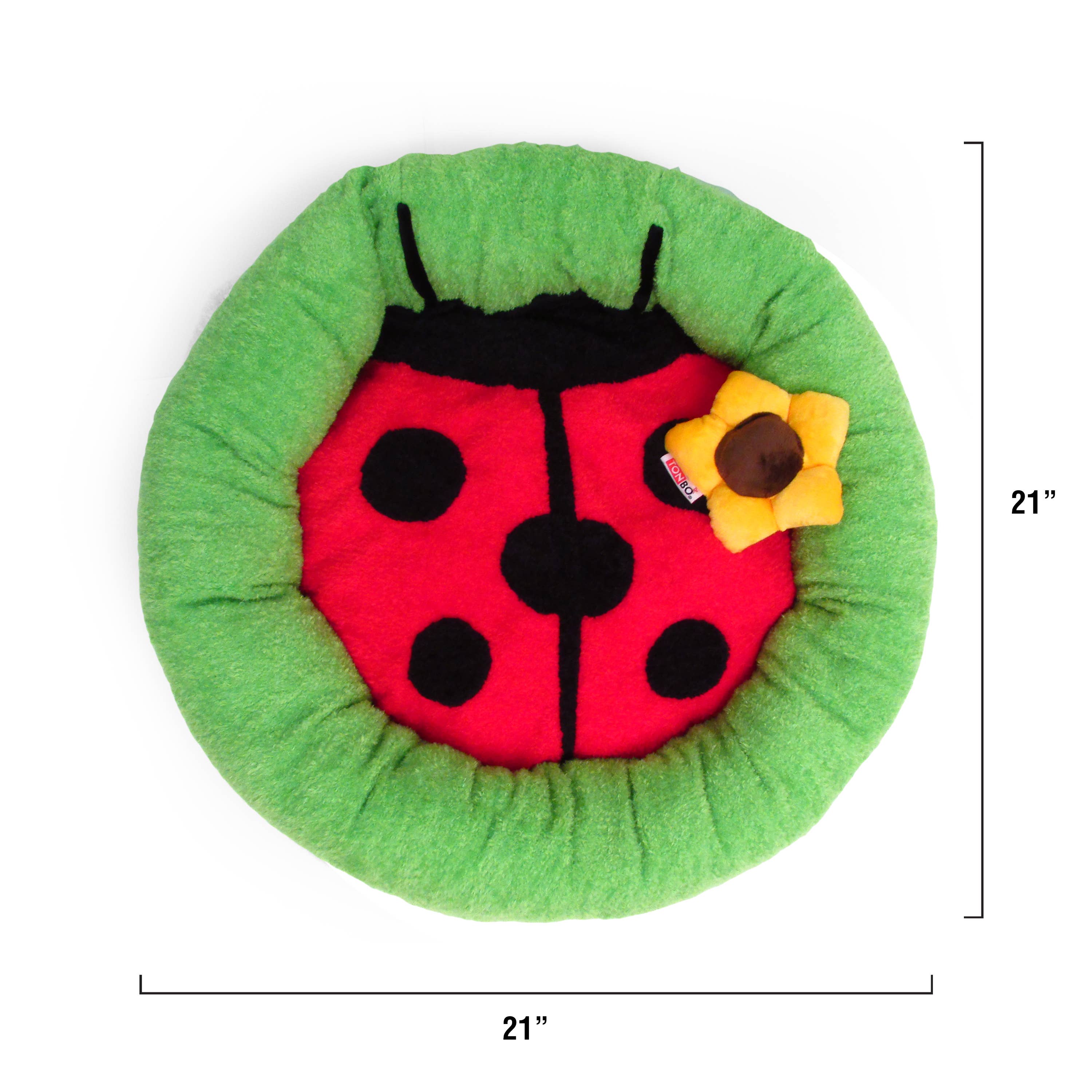 TONBO - Wholesale Pet Bed - Cat/Dog - TONBO Ladybug Pet Bed and Sunflower Toy2