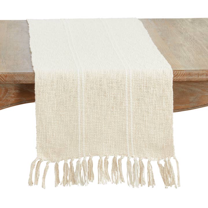 Stitched Line Table Runner for wholesale by Saro Lifestyle