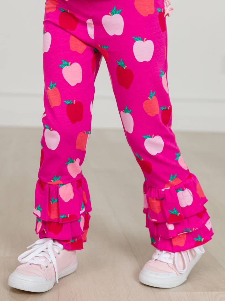 Rosa Calças com Folhos "Menina dos Meus Olhos" para Bebés Meninas para venda a revendedores na Faire0