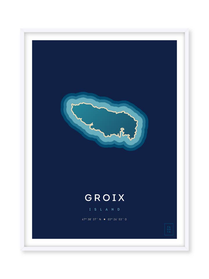 Póster Île de Groix para venta al por mayor de ikonik