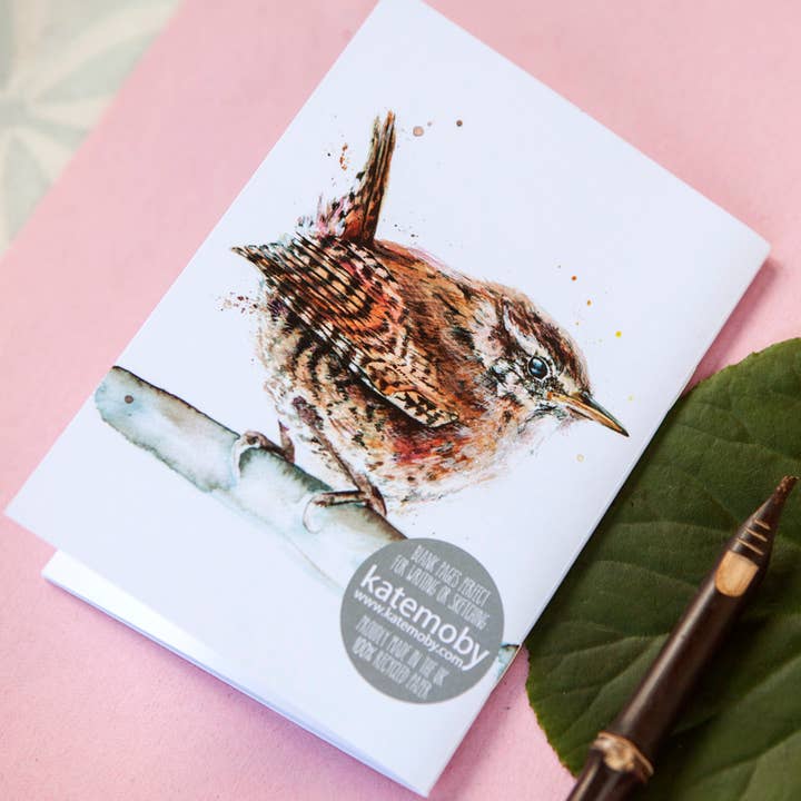 Kate Moby - Wholesale Notebook - Inky Wren Eco A6 Notebook7