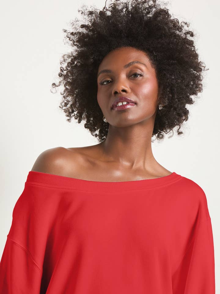 Seventy Eight and Sunny (SEAS) - Wholesale Sweatshirt - Women's - Brooksville One Shoulder Sweatshirt35