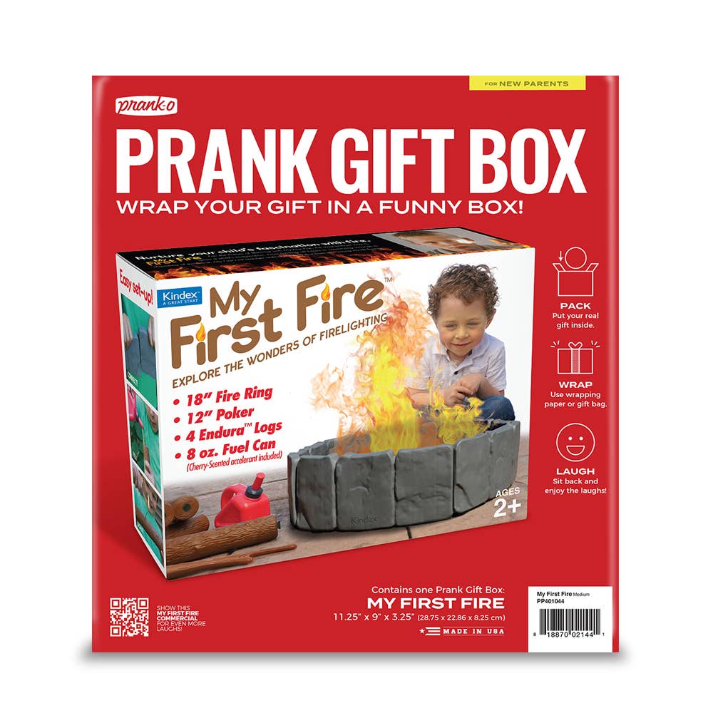 Prank-O - Wholesale Gag Gift/Novelty Gift - Prank Gift Box My First Fire