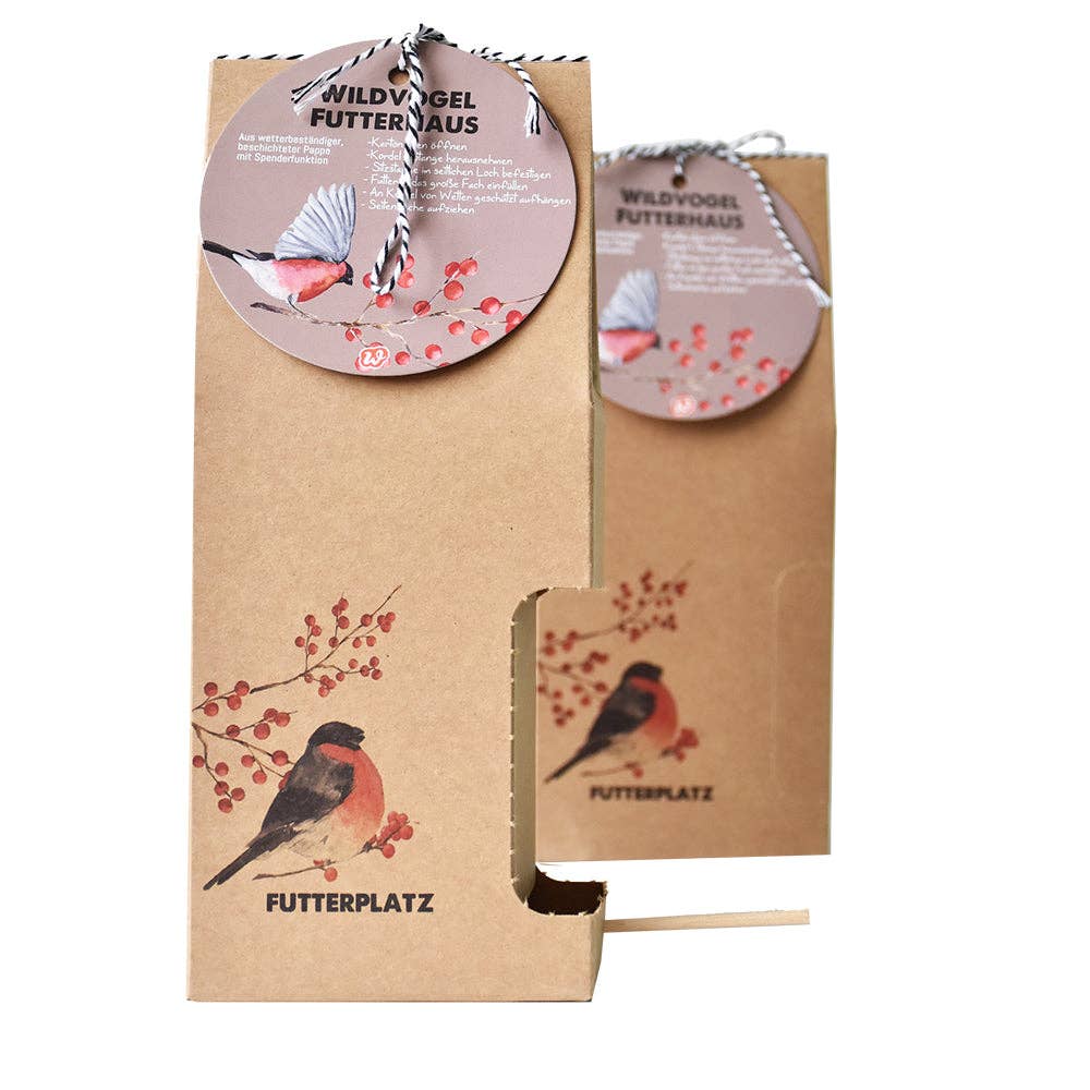 Wunderle GmbH - Wholesale Zaadjes voor platten - Doe-het-zelf vogelhuisje: ecologisch en innovatief vogelvoederhuis voor de tuin3