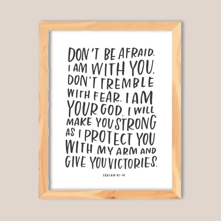 Don't Be Afraid | 8x10 | Art Print for wholesale by enCourage Co.
