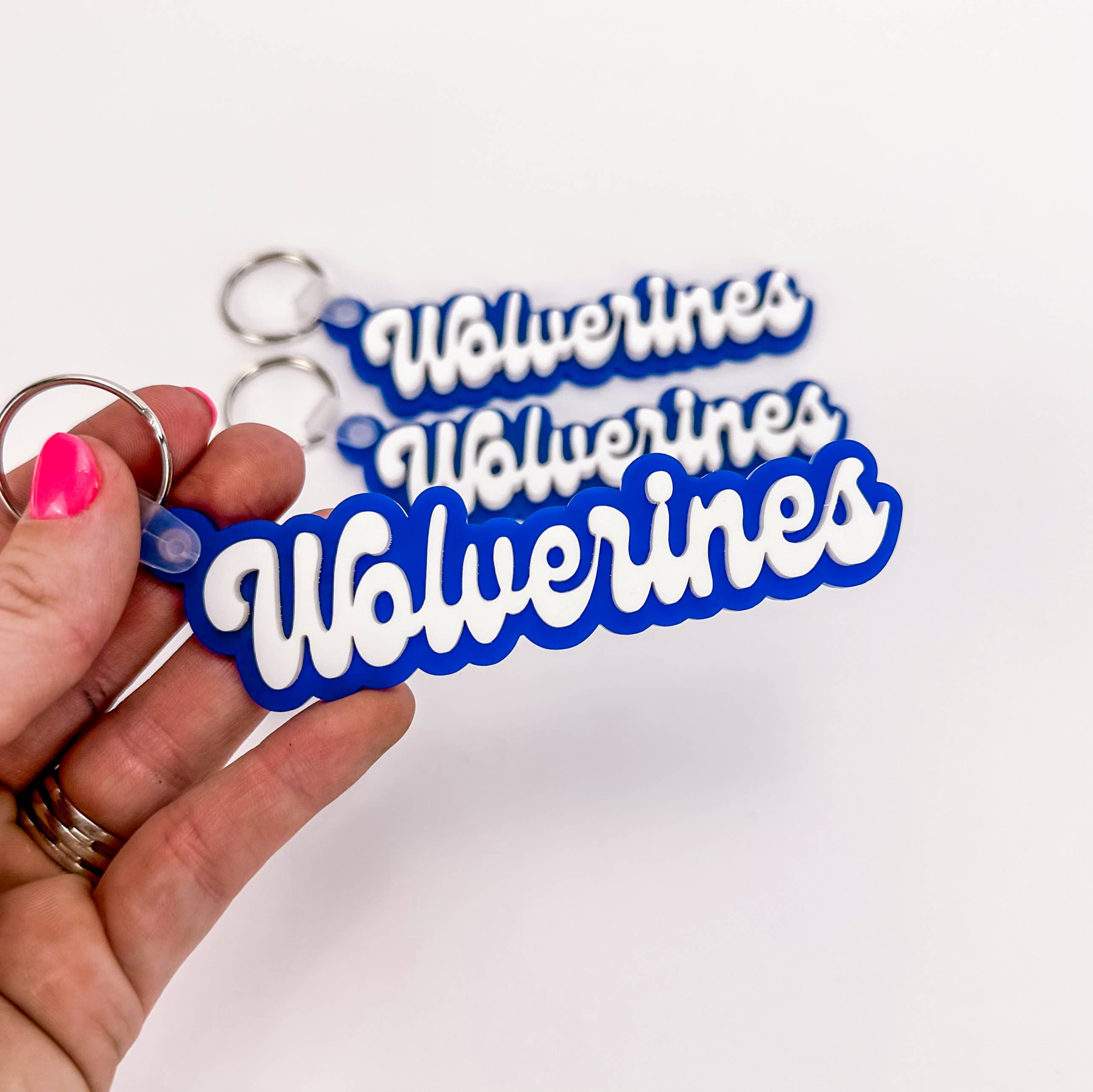 Mud & Honey - Wholesale Keychain - Unisex - CUSTOM School Spirit Acrylic Keychain4