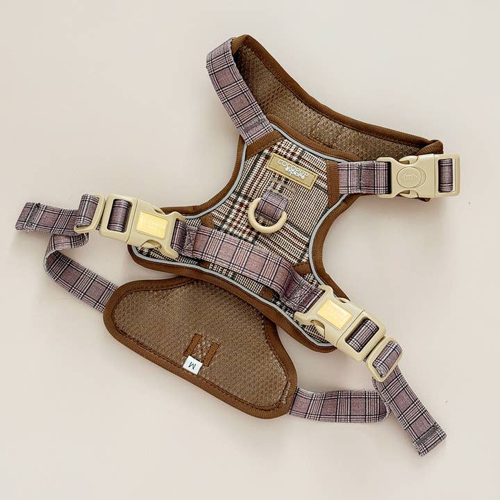 Cocopup London – wholesale Pet harness – Dog – Explore Harness - Pup Plaid1