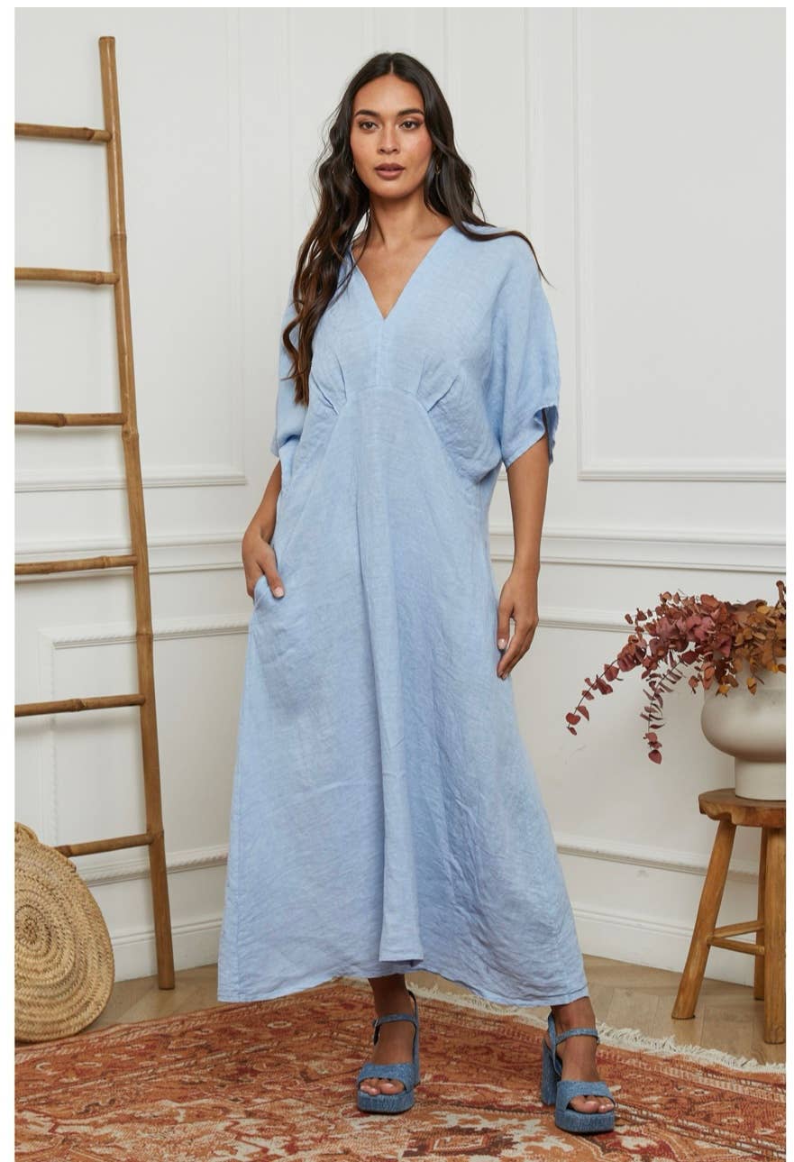 LÉA & LUC - Wholesale Dress - Women's - 100% linen dresses REF. 103038
