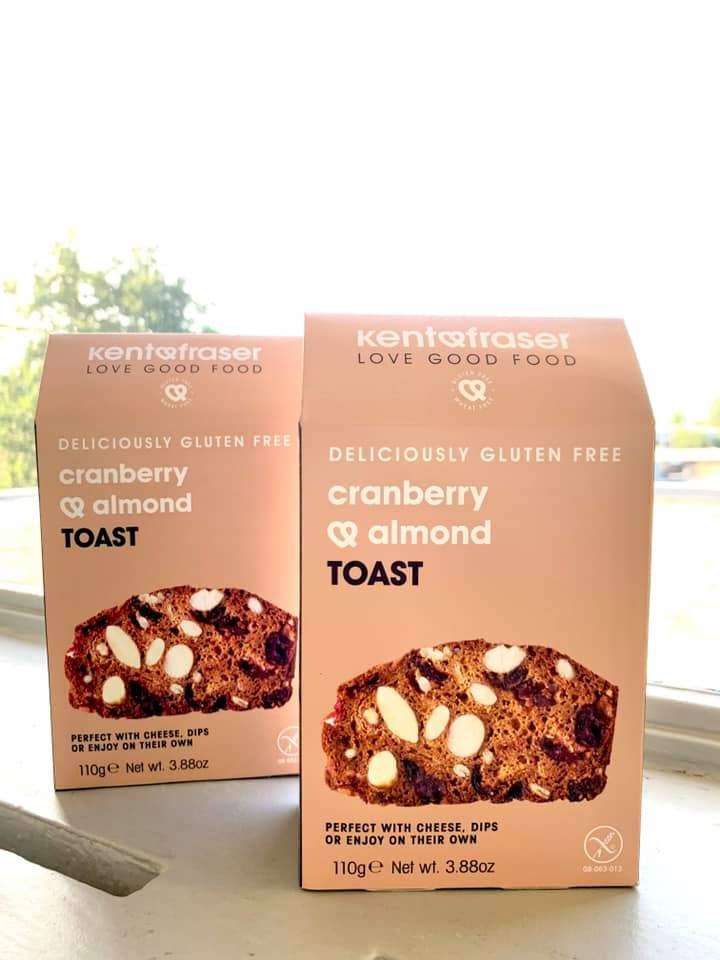 Gourmandise - Wholesale Bread/Tortilla - Cranberry and almond toast GLUTEN FREE Kent and Fraser2