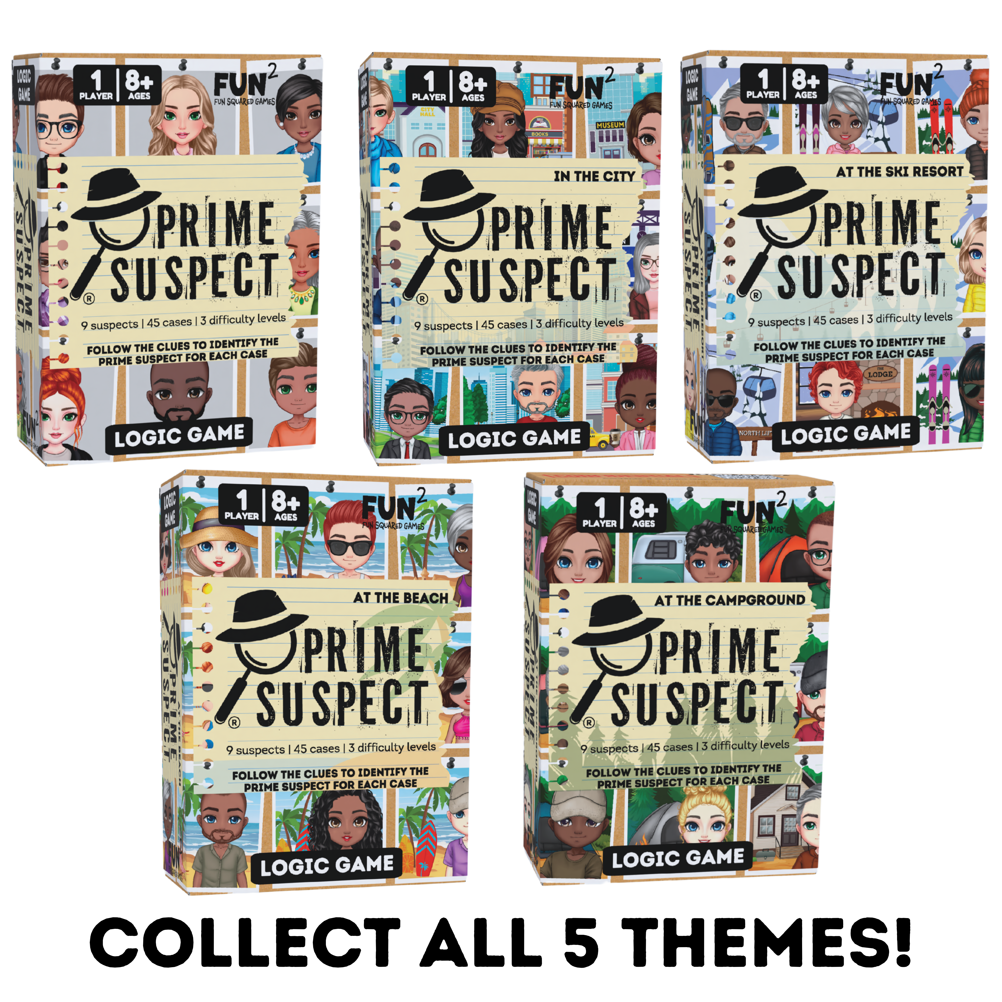 Fun Squared Games - Wholesale Brain Game - Kids - Prime Suspect: Original5
