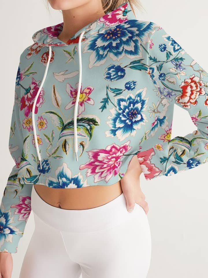 Sudadera corta mujer AMORE BLUE para venta al por mayor de Byheart Design Sweden