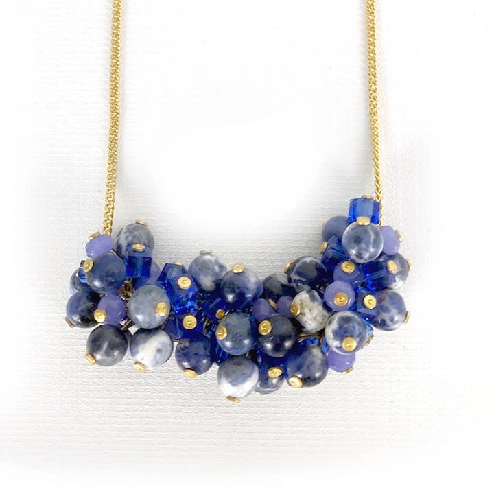Blueberry Necklace for wholesale by Ginger & VelVet