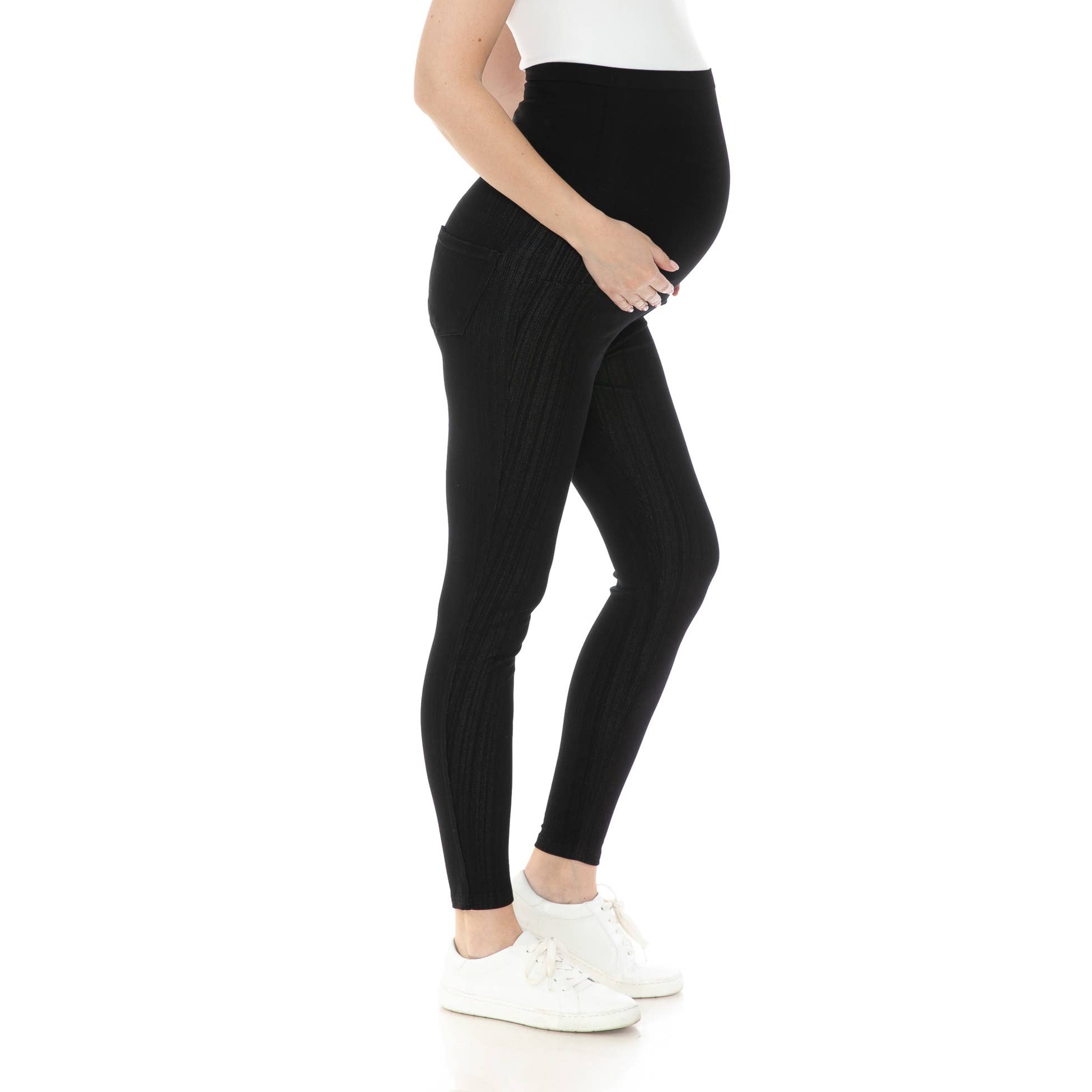 Leggings Depot - Vendita all'ingrosso Pantaloni - Premaman - Jeggings premaman con cintura elastica5