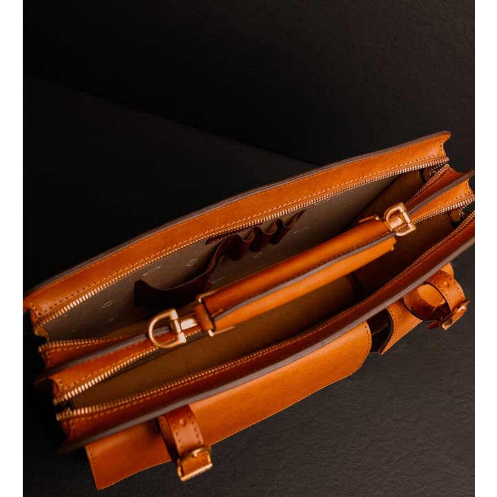 Time Resistance - Wholesale Satchel - Men's - Leather Large Satchel Bag Briefcase - The Prophet33