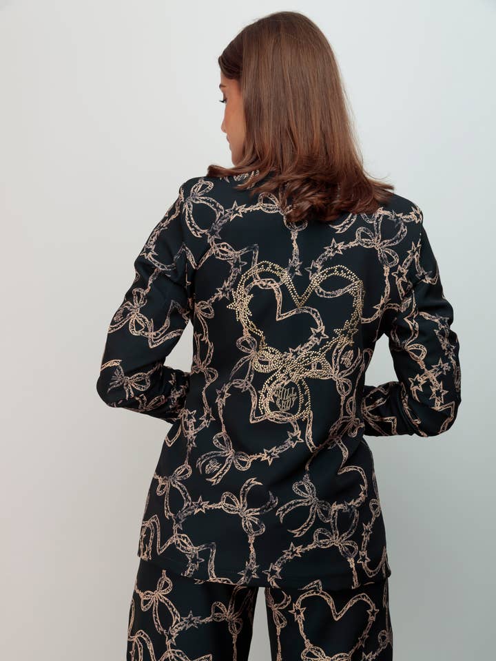 Blazer Heart Bow Rhinestone for wholesale by Chill&Buy