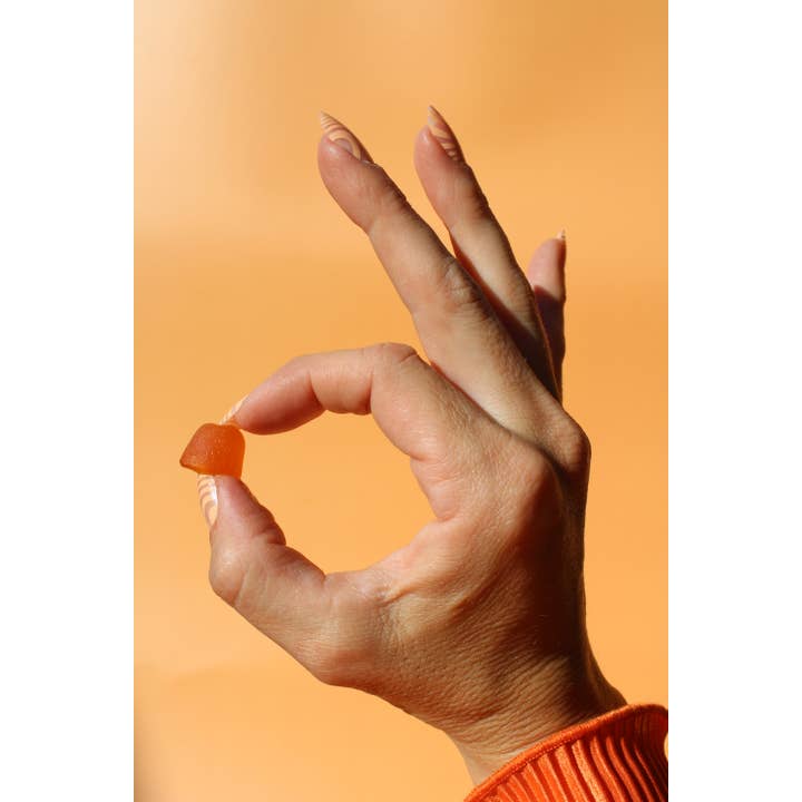 TiDBiTS Candy - Wholesale Gummy - 12pk Orange Cream Gummy Candy, Low Sugar 5g, Prebiotics4