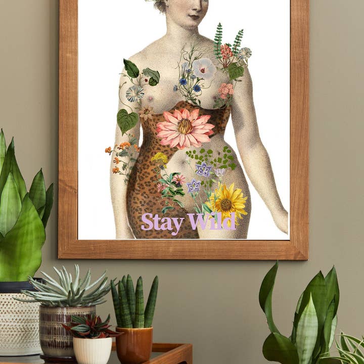 PRRINT! - Wholesale Art Print - Feminist Art Stay Wild Woman7