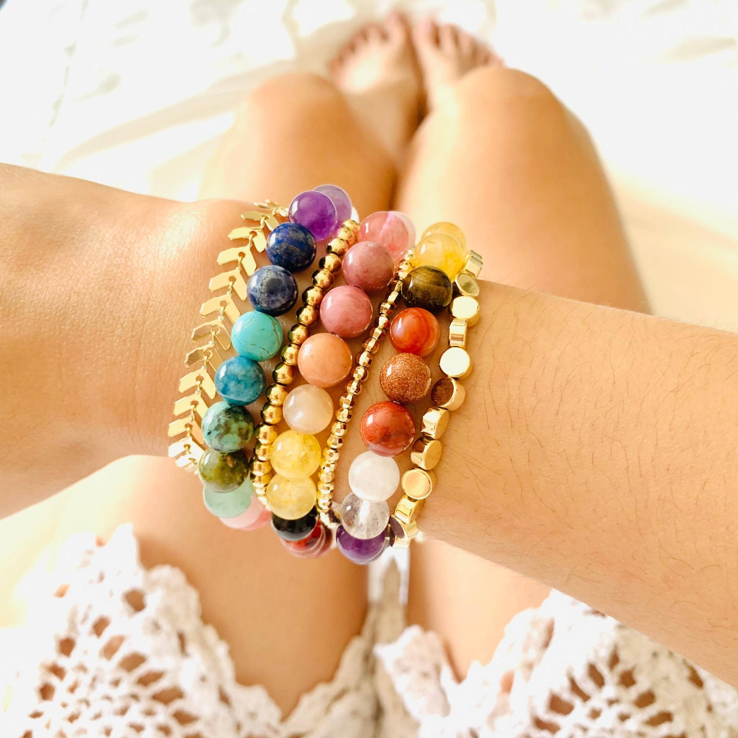 Soul Charms - Wholesale Beaded Bracelet - Chakra Zodiac Crystal Bracelet3