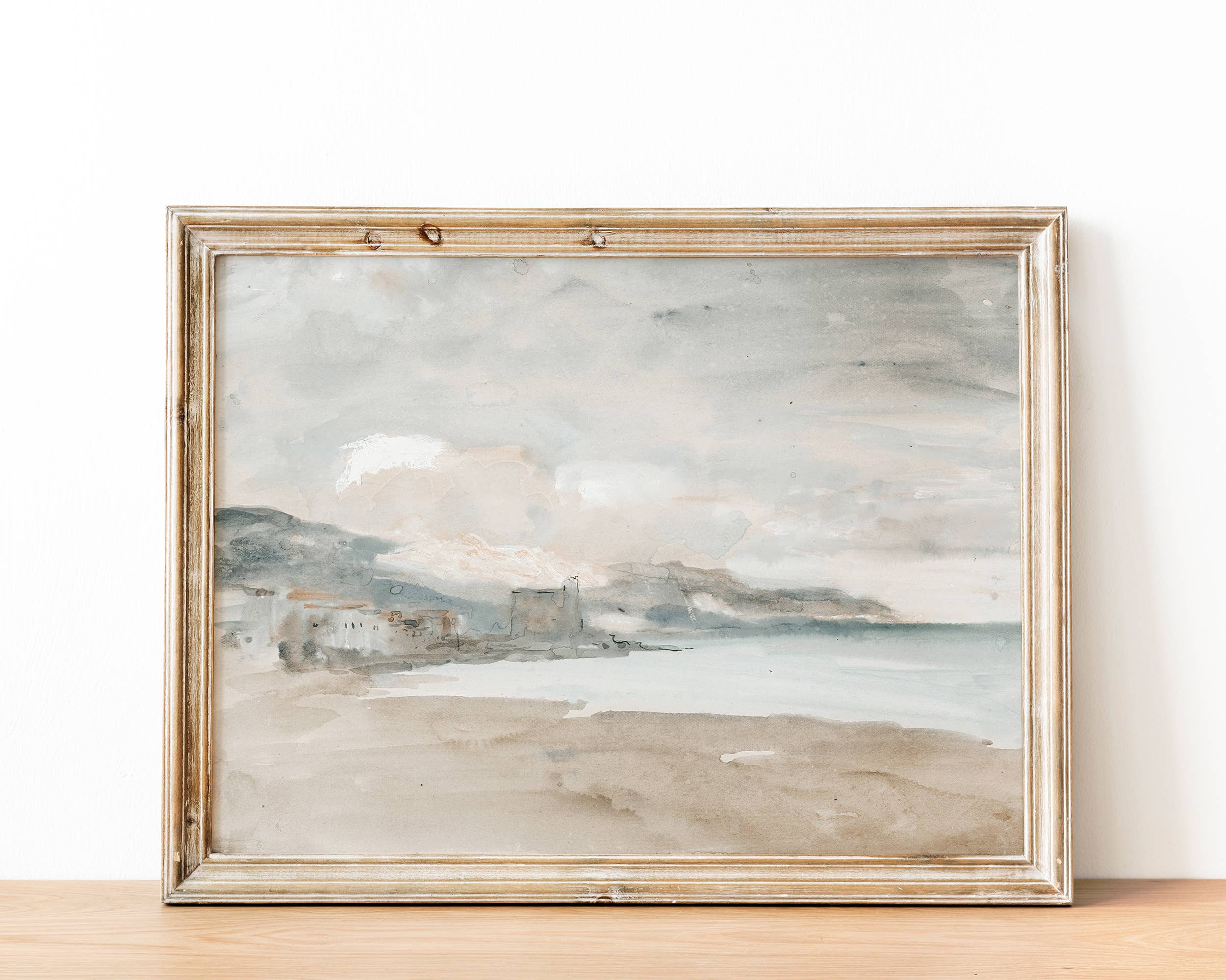 Sugar & Canvas - Wholesale Art Print - European Vintage Country Coastal Beach Sea Art Print VP241