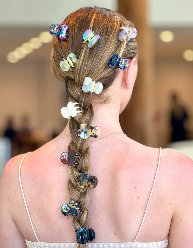 Ficcare - Wholesale Hair Clip - Women's - Chloe Jaw Italian Acetate 6