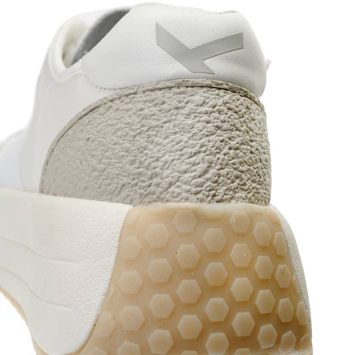 White White The Diva - Italian Lifestyle Sneakers with light platform for wholesale on Faire4