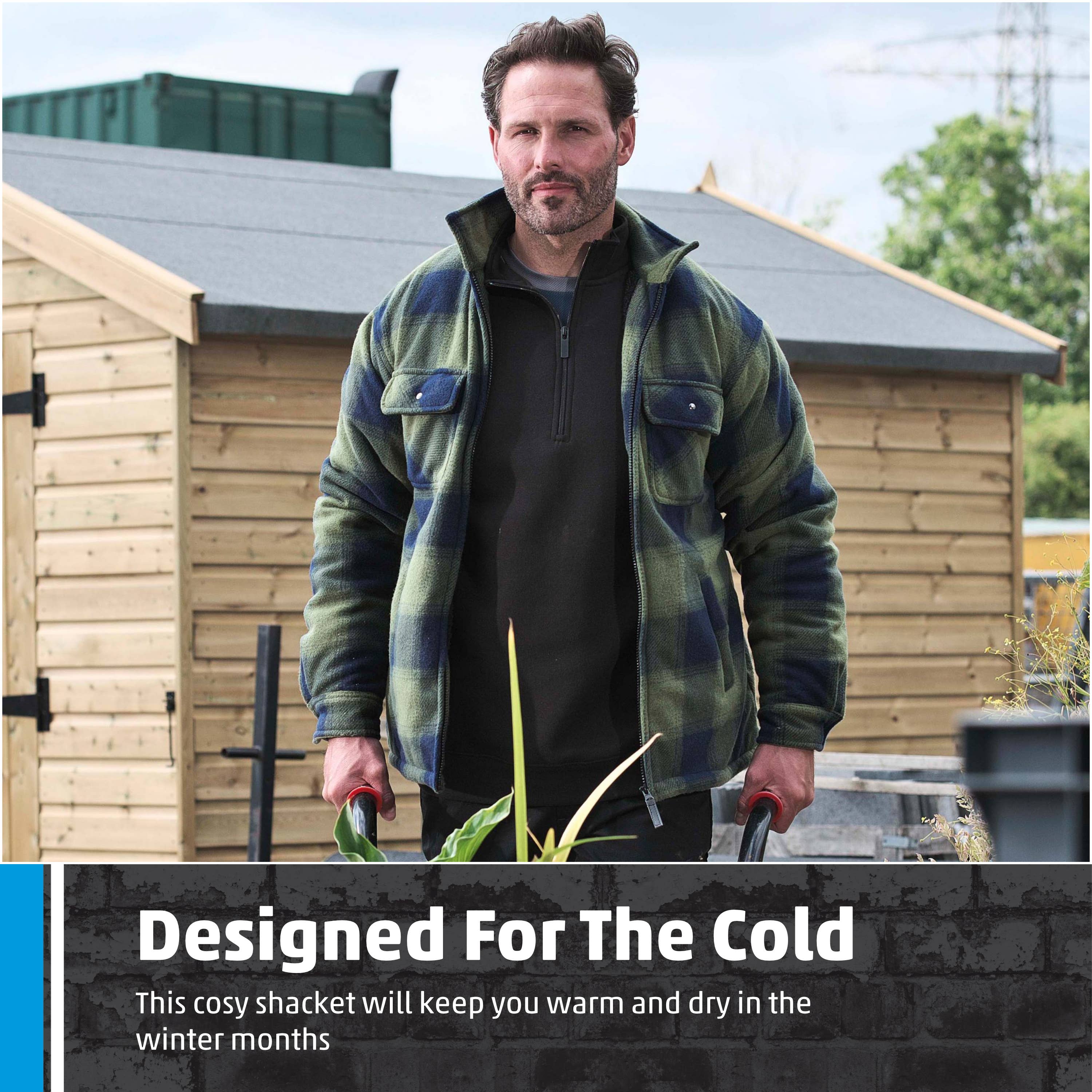 TuffStuff Workwear - Vendita all'ingrosso Giacca a camicia - Uomo - Giacca Fort Portman - Microfleece Imbottita con Fodera in Pile6