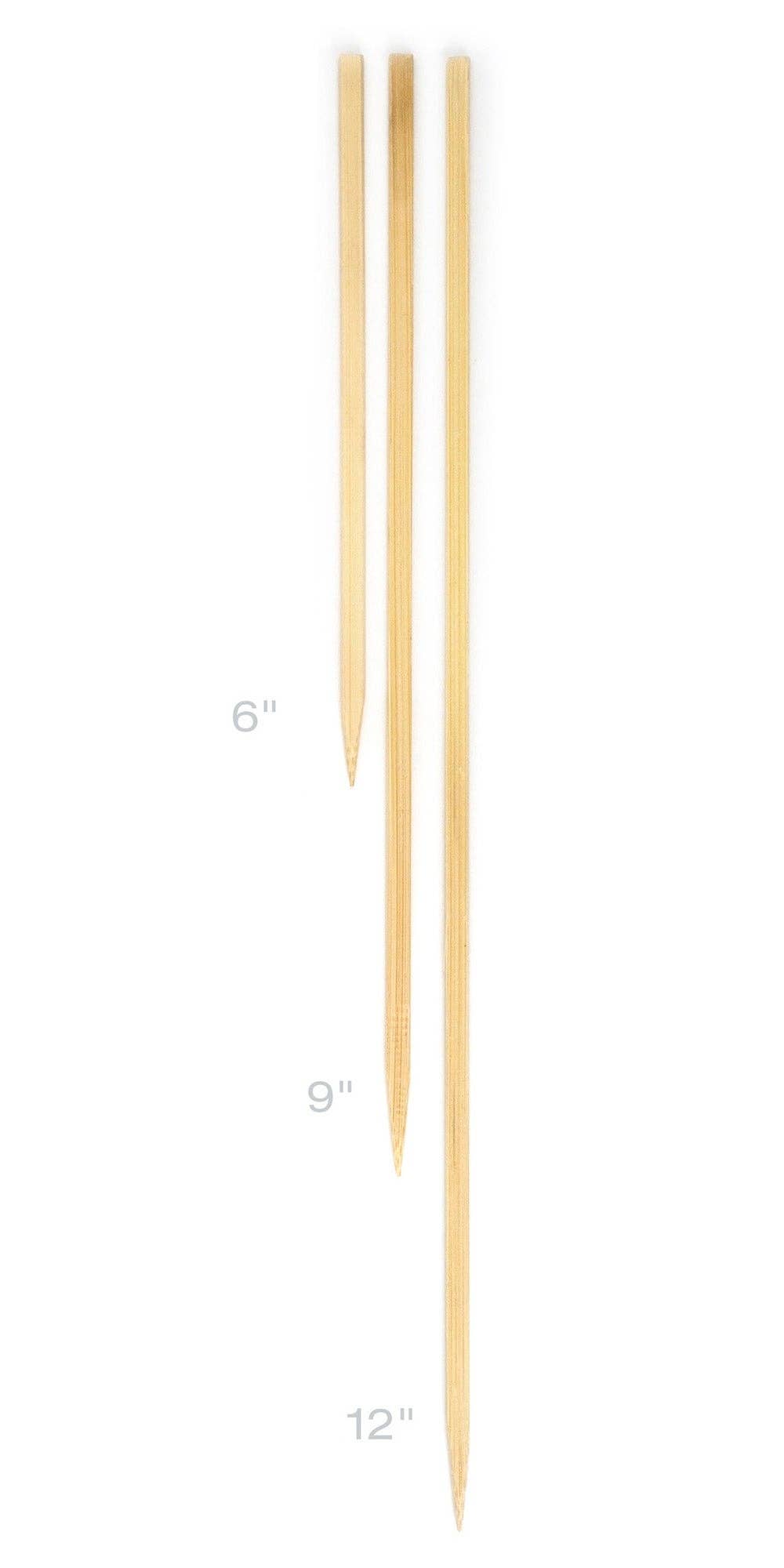 RSVP International - Wholesale Kitchen Tool/Gadget - Bamboo Skewer - 6In Flat Skewer - 50 Ct.1