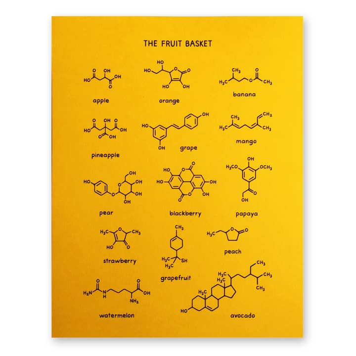 Panier à fruits imprimé pour la vente par The Chemist Tree