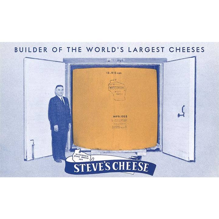 Greeting Card WI-223 Steve's Cheese Vault, Denmark, Wisconsi for wholesale by Found Image Press