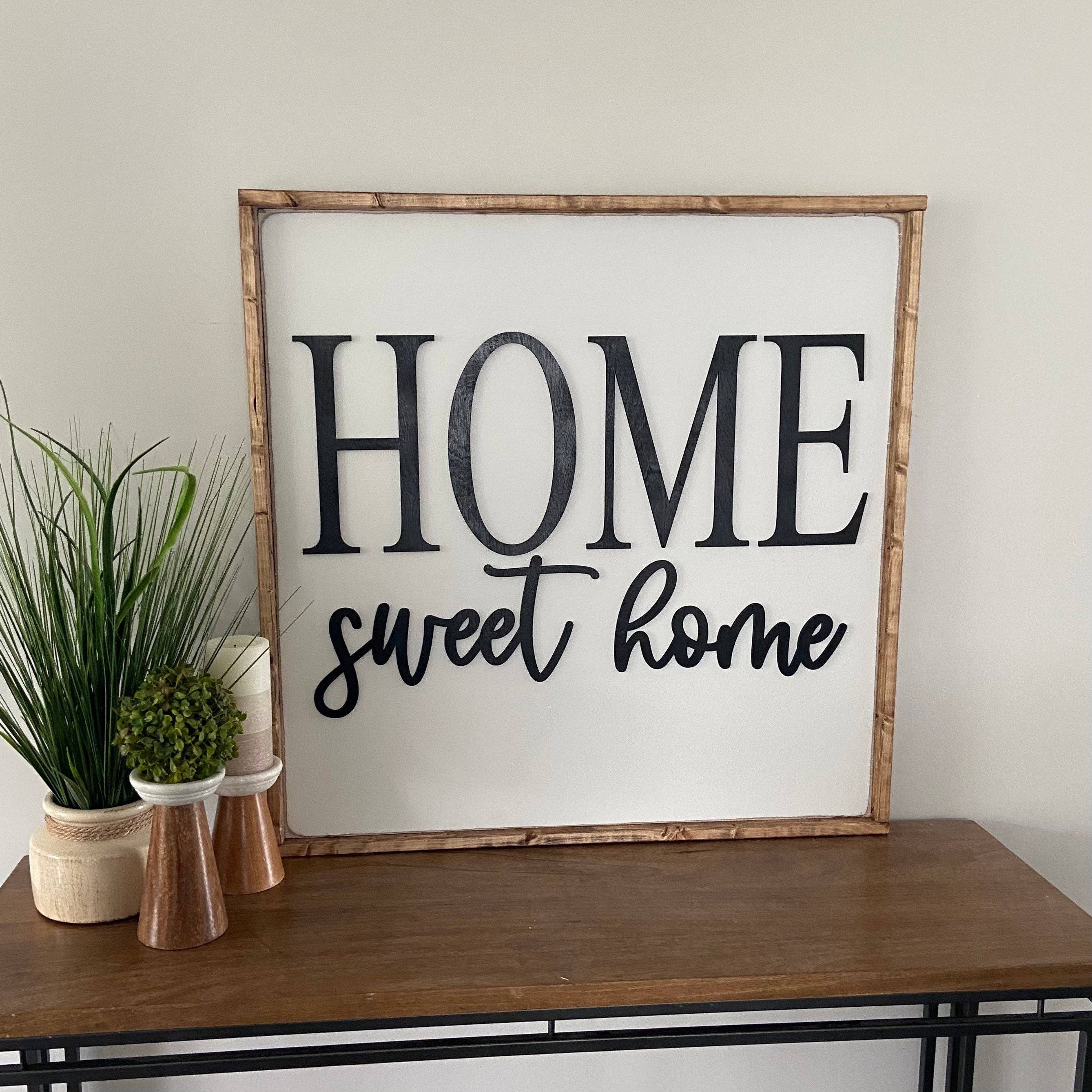 This Phrase of Life - Wholesale Sign - home sweet home - entryway, living room sign 7