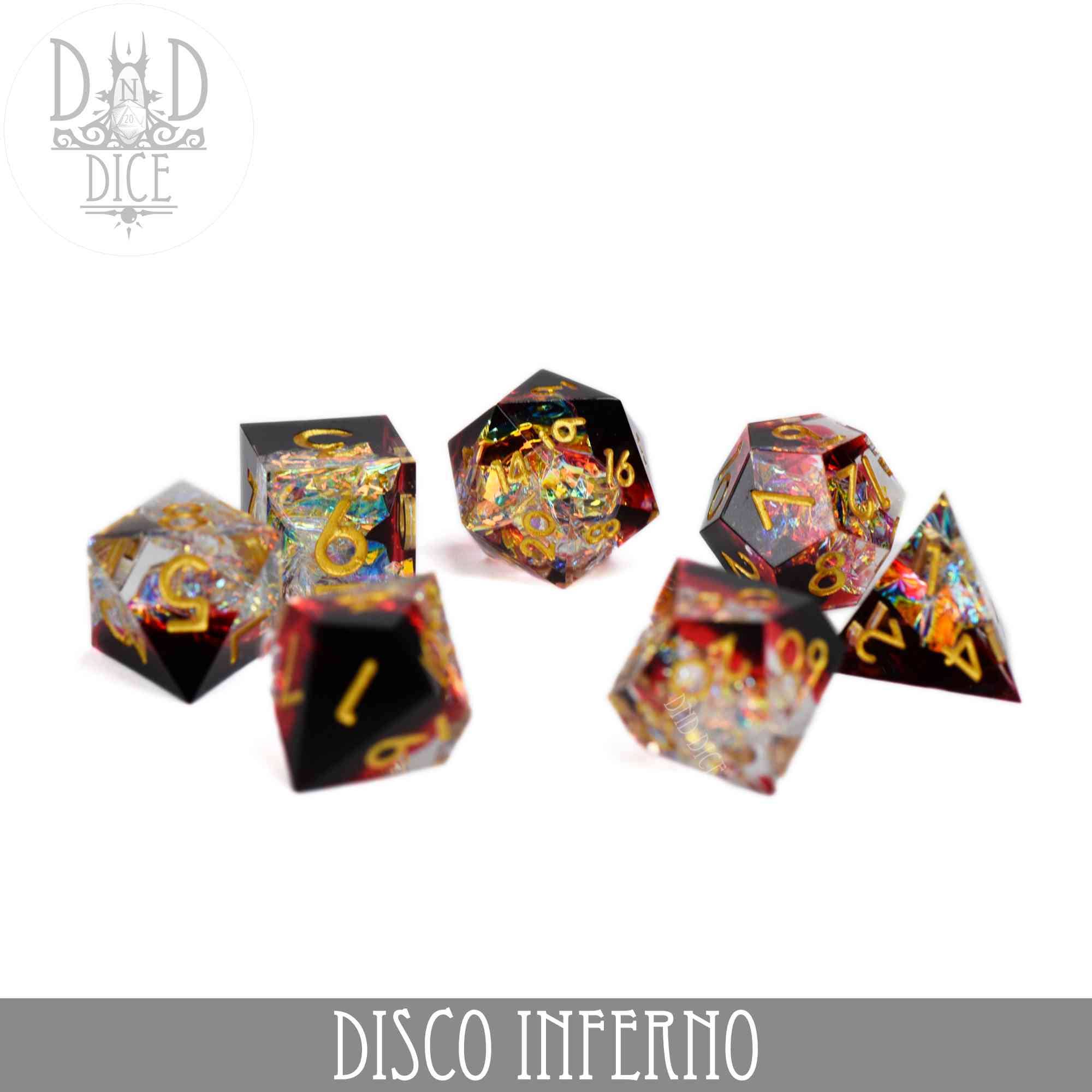 DNDDICE.COM - Wholesale Dice - Disco Inferno (Handmade)2