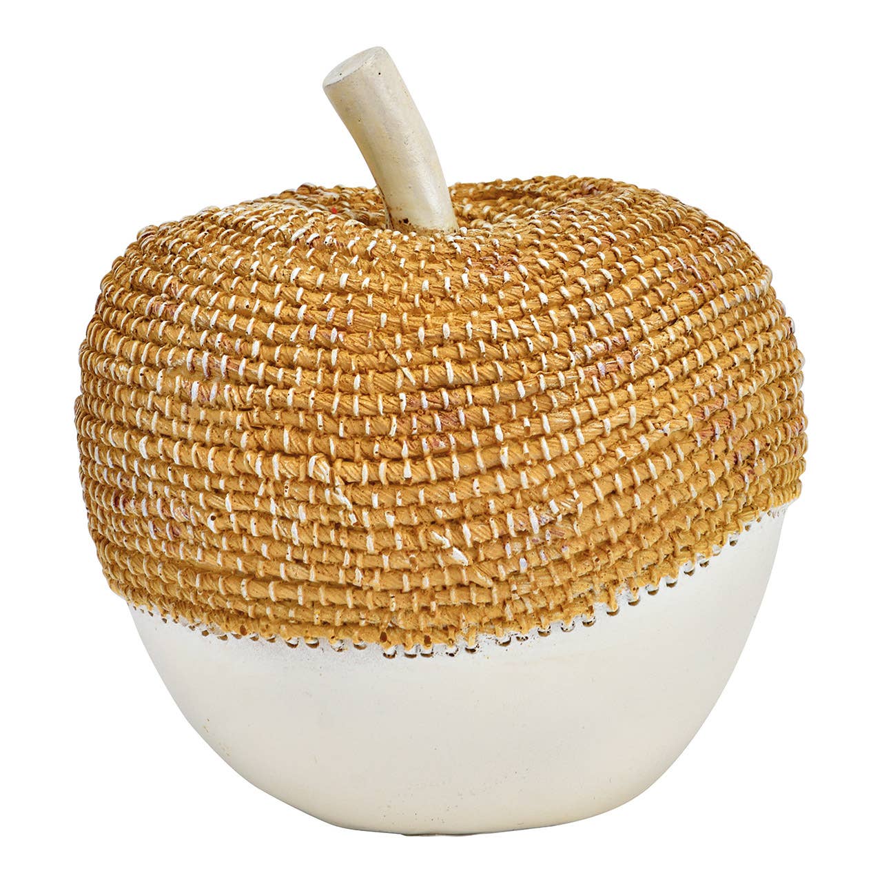 Wurm - Wholesale Decorative Figurine - Decorative apple made of poly white (W/H/D) 13x14x13cm0