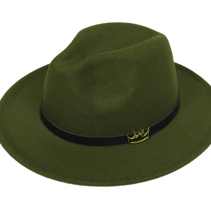 Mercy Fedora (Olive) für den Großhandel von Lavish Blanc