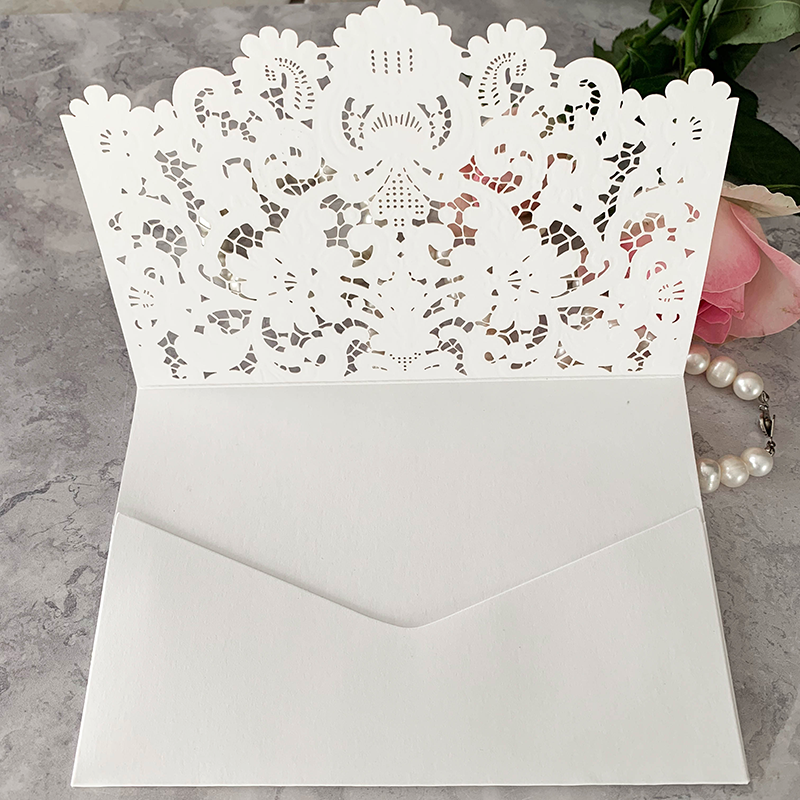 Imaginediy - Wholesale Invitations - Parisienne Wedding Invitation -  Matt Off White3