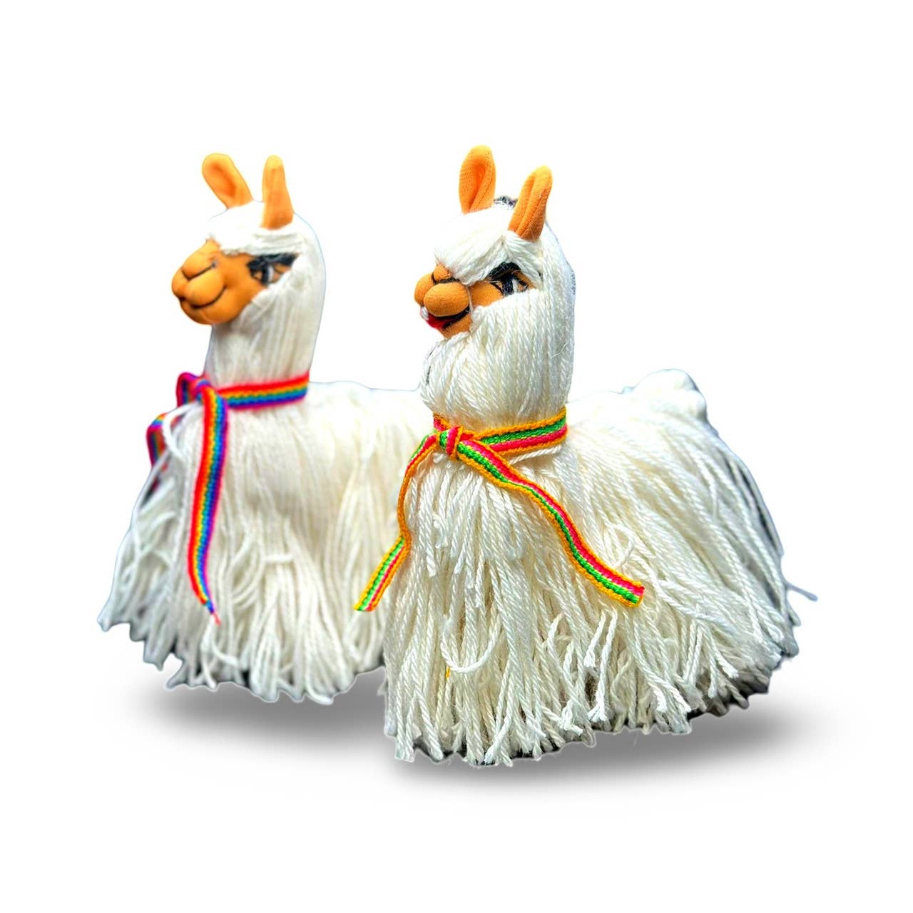 Sanyork Fair Trade - Wholesale Stuffed/Plush Toy - Kids & Baby - Toy Llama Doll Plush 9" Alpaca Yarn Natural Standing 3