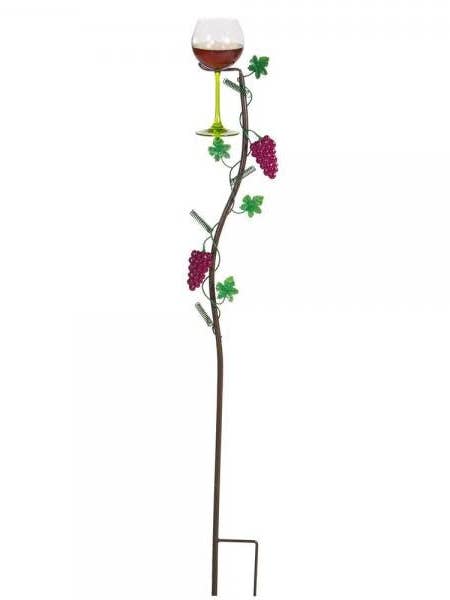 Garden Stake - Grapevine Wine Glass Holder for wholesale by Bear Den
