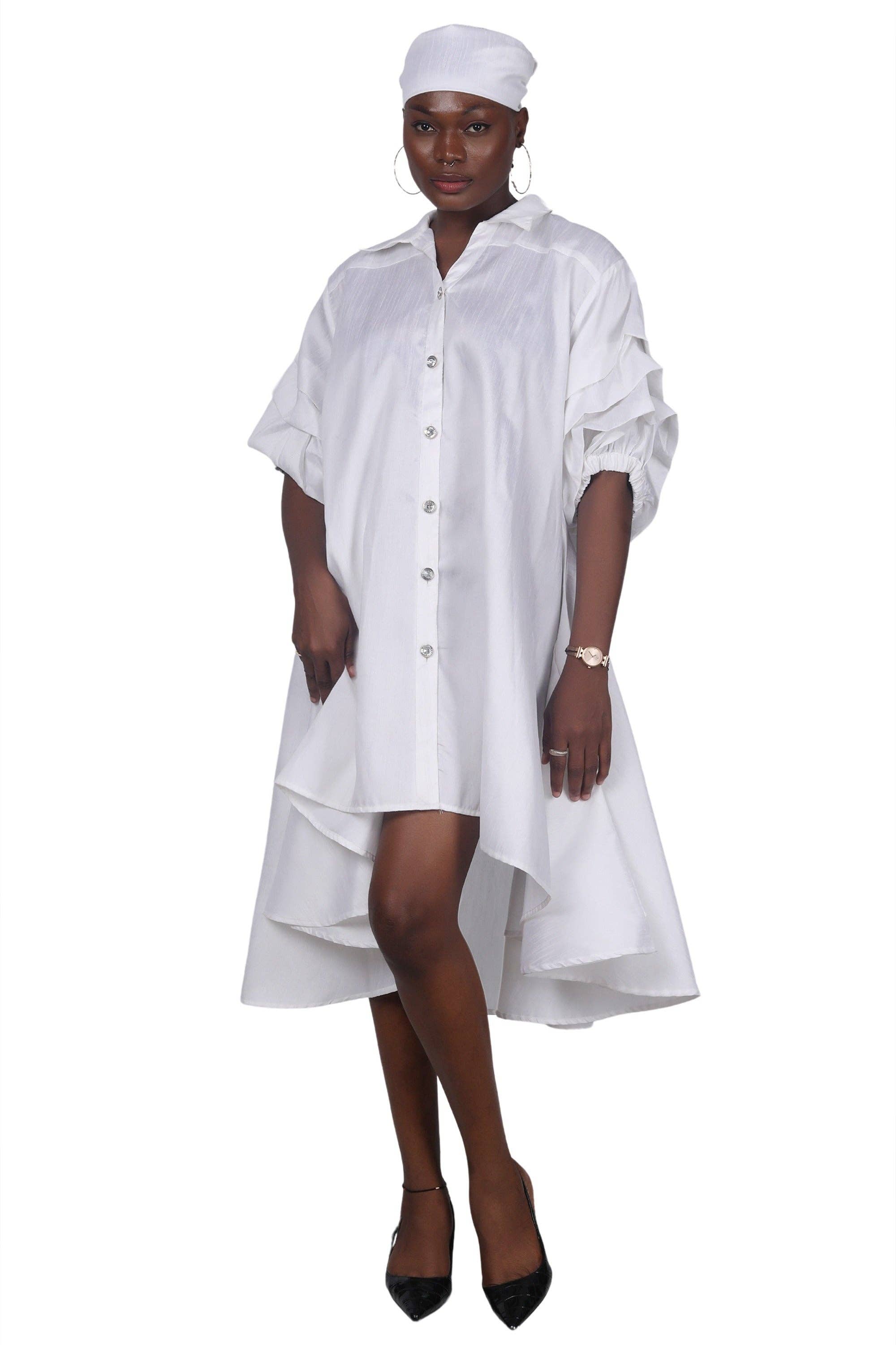 Advance Apparels - Wholesale Dress - Women's - Hi-Lo Dress w/ "Blessed" AD-2501319