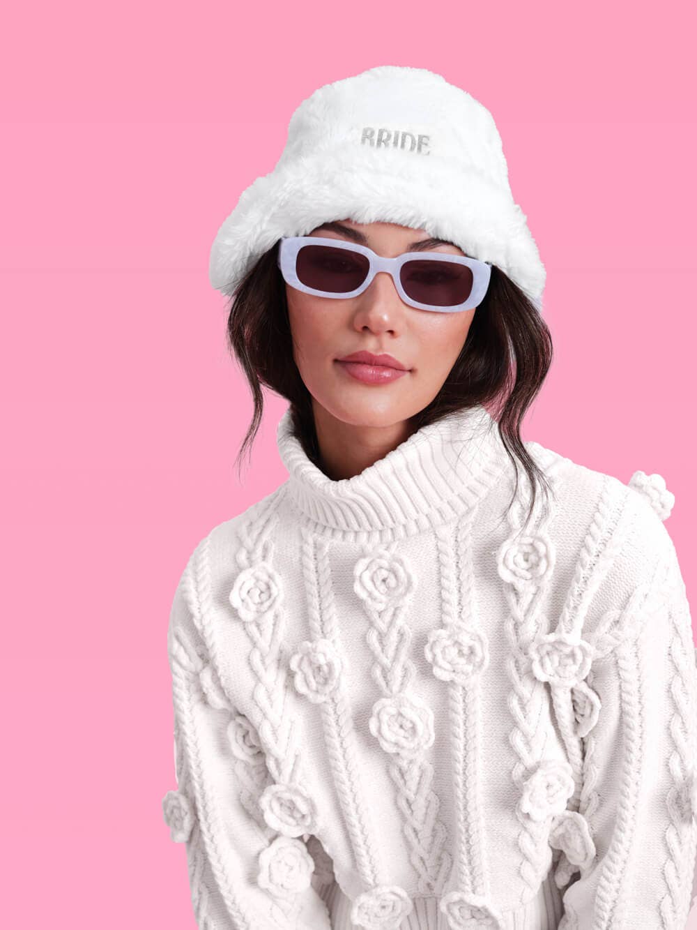 xo, Fetti - Wholesale Bucket Hat - Women's - Fur Bride Bucket Hat, Bachelorette Decor, Bridal Shower Gift0