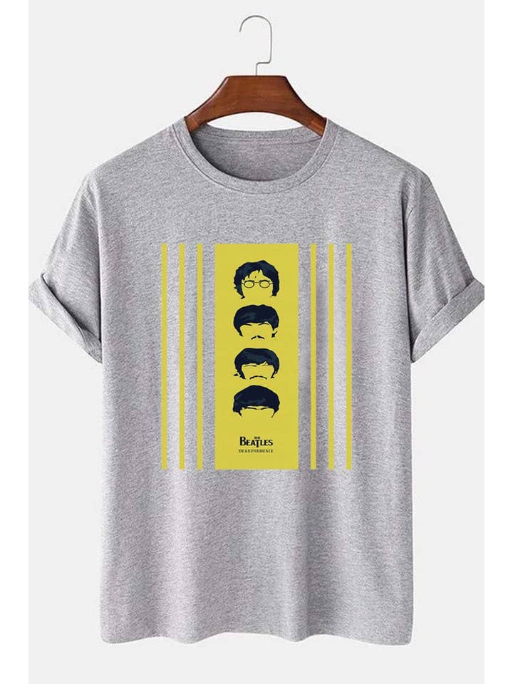 HARANG - Wholesale Screen Printed T-Shirt - Women's - M8243 BEATLES graphic tee1