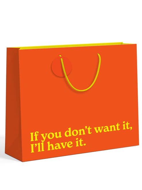 1 GIFT BAG LARGE I'LL HAVE IT MINT for wholesale by Notes & Queries, Inc.